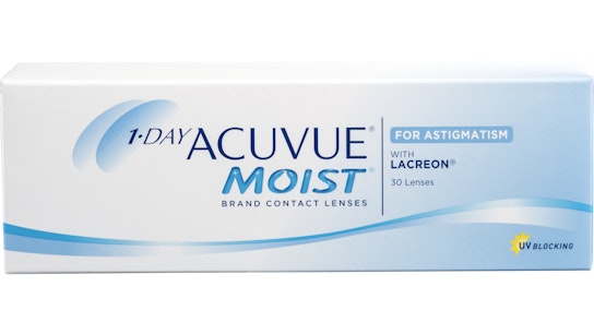 Acuvue 1 Day Acuvue Moist for Astigmatism Daglenzen 30 lentilles par boîte