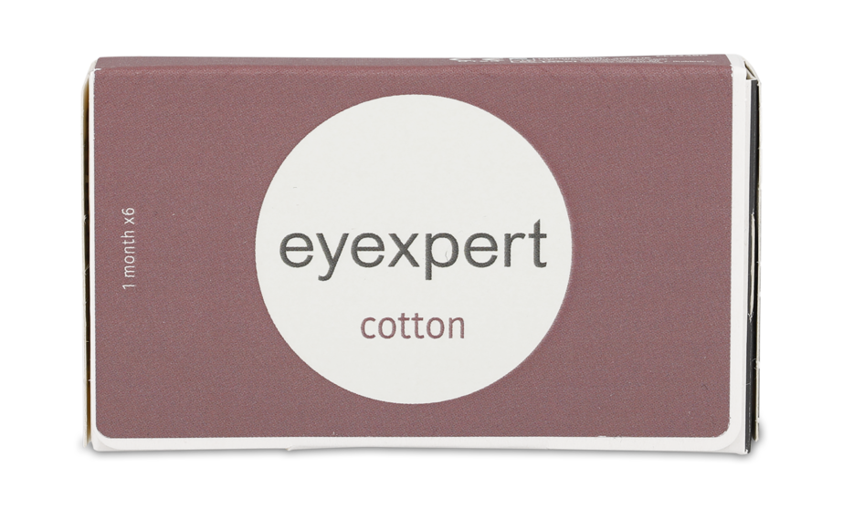 Front Eyexpert Eyexpert Cotton Maandlenzen 6 lenzen per doosje