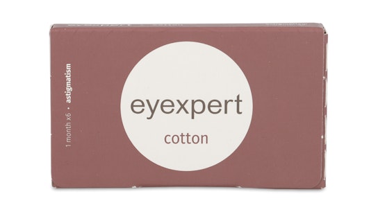 Eyexpert Eyexpert Cotton for Astigmatism Maandlenzen 6 lenzen per doosje