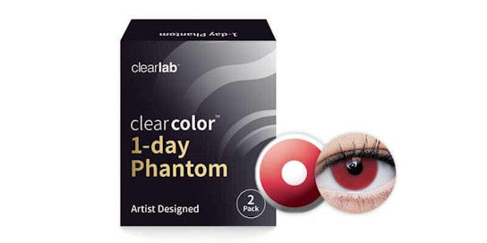 ClearColor Clearcolor 1-Day Phantom Red Vampire Daglenzen 2 lenzen per doosje