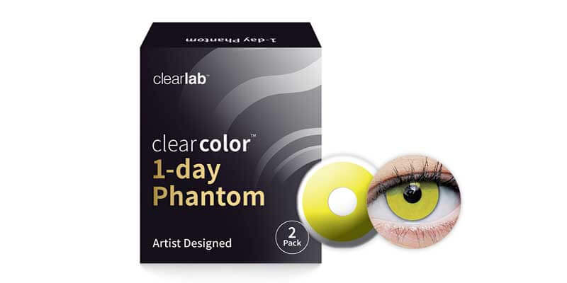 Front Clearcolor 1-Day Phantom Zombie Yellow