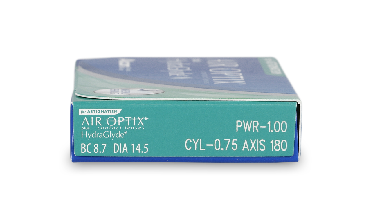 Parameter Air Optix Air Optix Plus Hydraglyde for Astigmatism Maandlenzen 3 lenzen per doosje