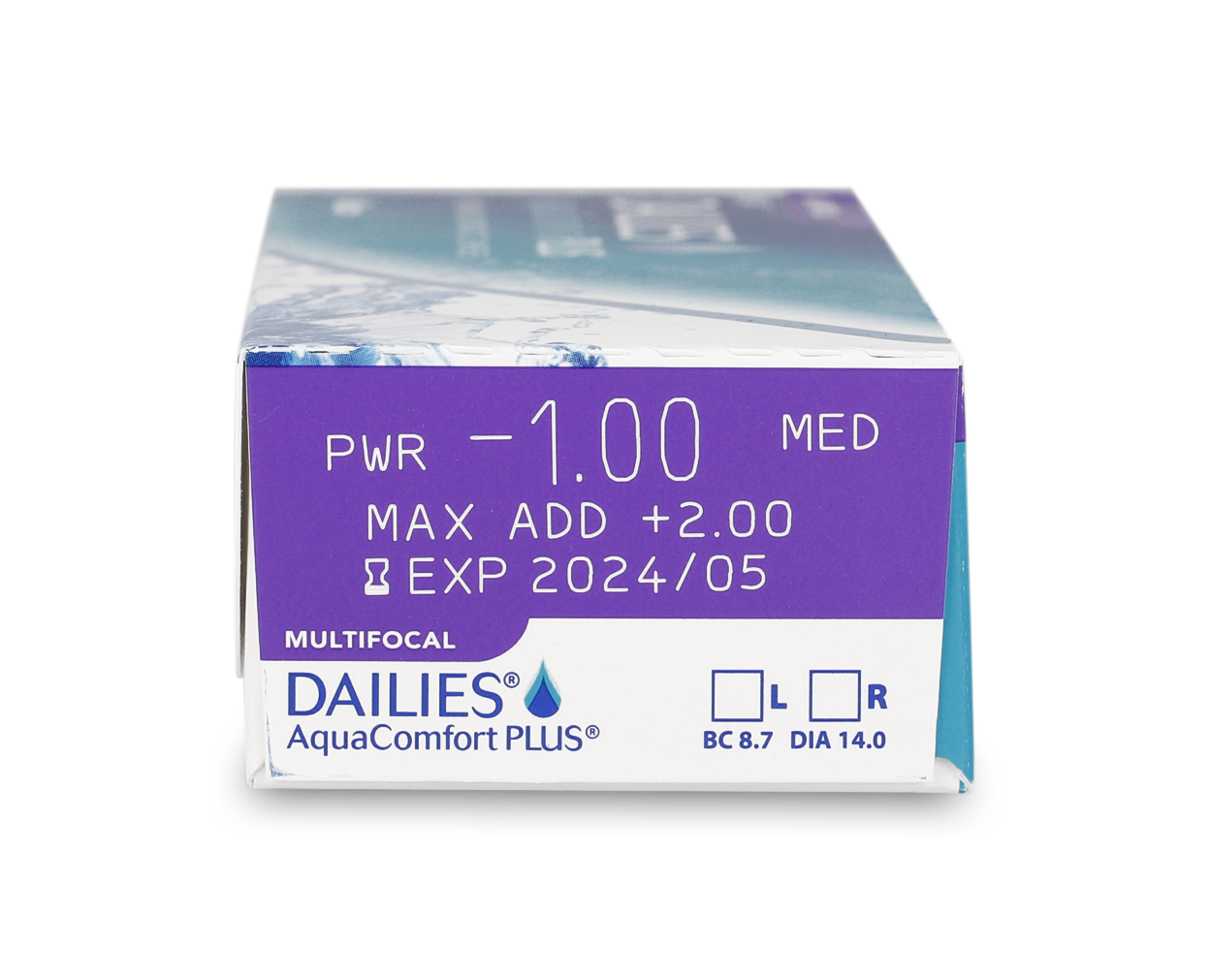 Parameter Dailies Dailies Aqua Comfort Plus Multifocal Daglenzen 30 lenzen per doosje