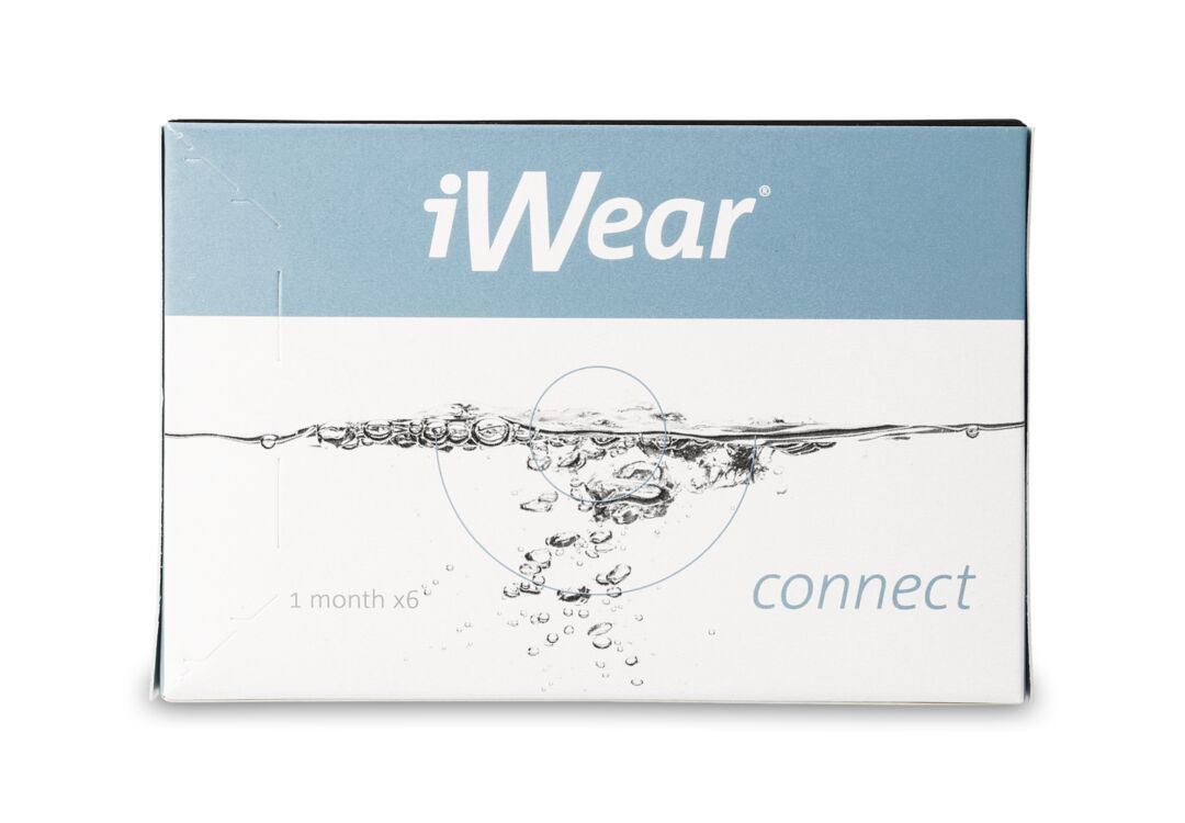Front iWear iWear Connect Maandlenzen 6 lenzen per doosje
