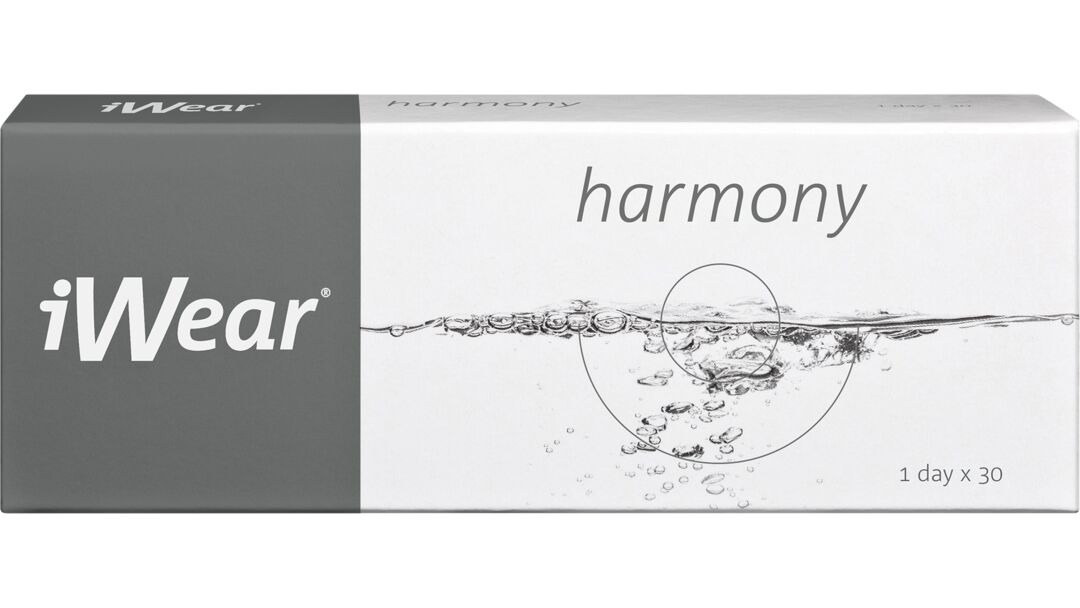 Front iWear iWear Harmony Daglenzen 30 lenzen per doosje