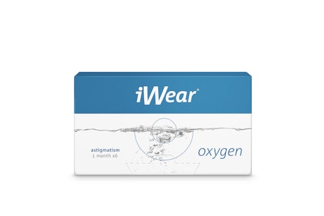 iWear iWear Oxygen for Astigmatism Maandlenzen 6 lentilles par boîte