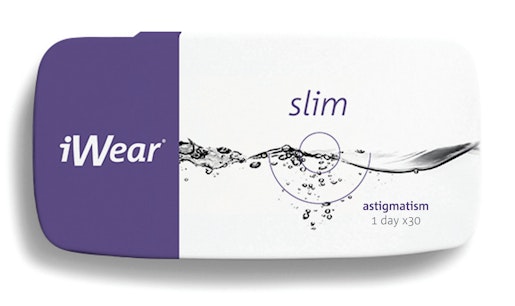 iWear iWear Slim for Astigmatism Daglenzen 30 lentilles par boîte