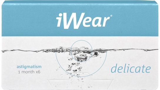 iWear iWear Delicate for Astigmatism Maandlenzen 6 lentilles par boîte