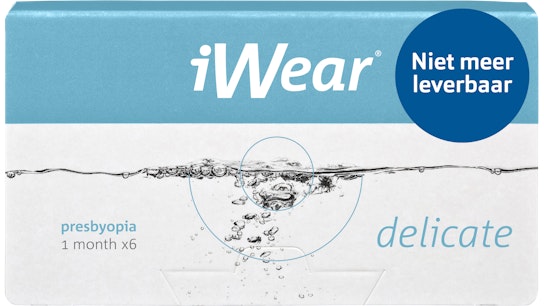 iWear iWear Delicate - Niet meer leverbaar Maandlenzen 6 lenzen per doosje