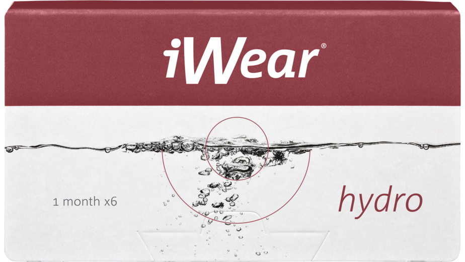 Front iWear iWear Hydro Maandlenzen 6 lenzen per doosje