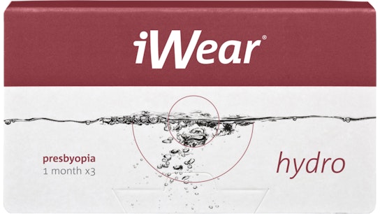 iWear iWear Hydro Distance Multifocaal Maandlenzen 3 lentilles par boîte
