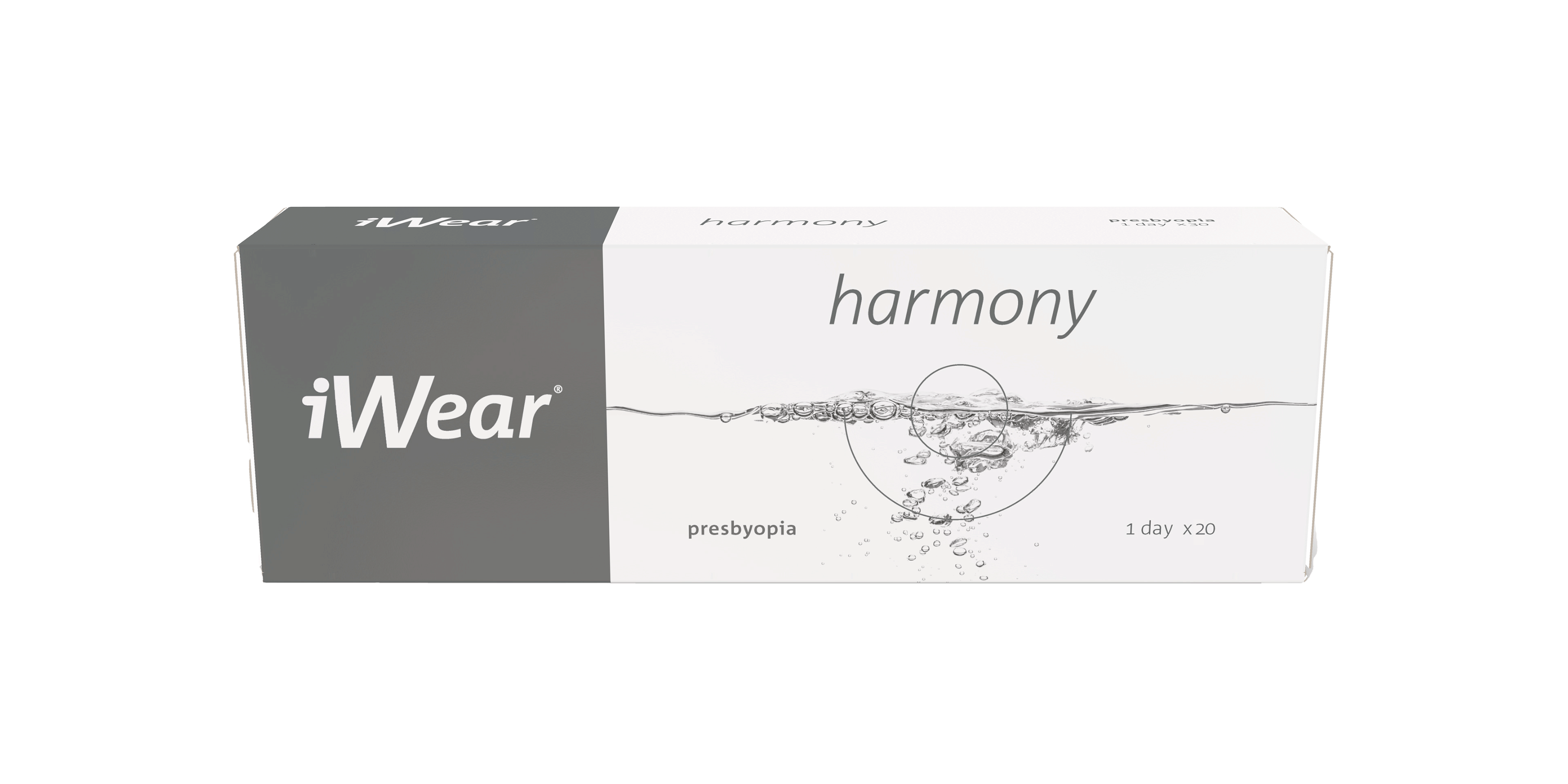 Front iWear iWear Harmony Presbyopia 20 stk. Endagslinser 20 Kontaktlinser pr. pakke