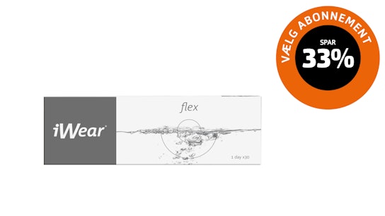 iWear iWear Flex Endagslinser 30 Kontaktlinser pr. pakke