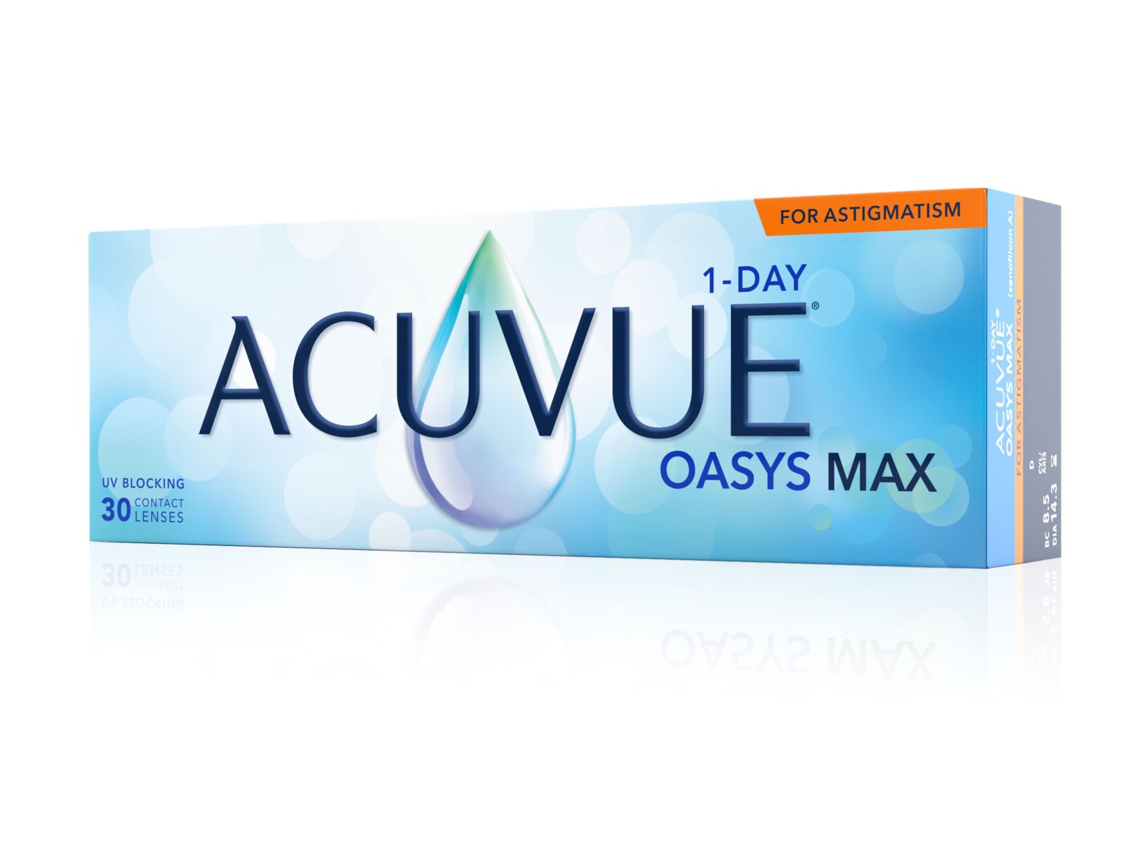 Angle_Right01, 1-day ACUVUE® Oasys Max for astigmatism