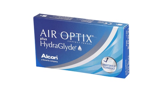Air Optix Air Optix HydraGlyde Månedslinser 6 Kontaktlinser pr. pakke