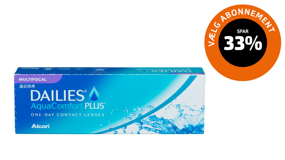 Front Dailies Dailies AquaComfort Plus Multifocal Endagslinser 30 Kontaktlinser pr. pakke