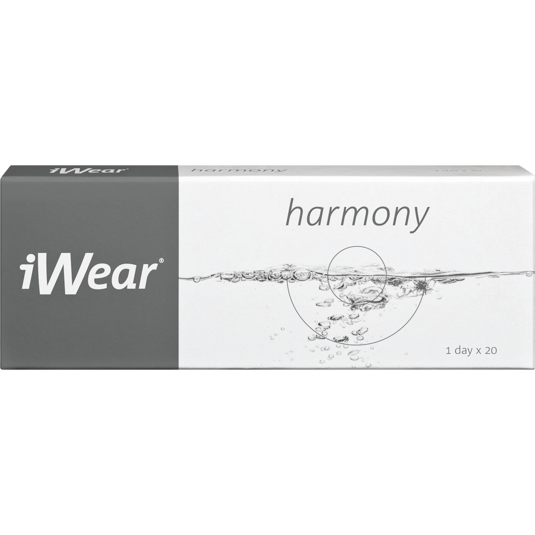 iWear harmony 20 stk. Sfæriske Endagslinser