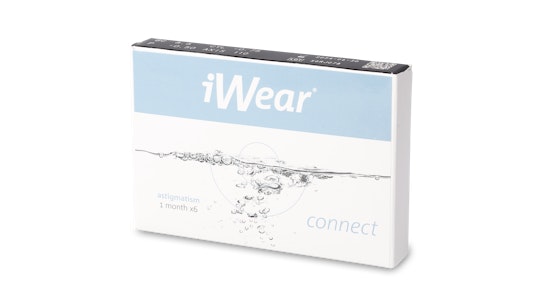iWear iWear Connect Astigmatism Månedslinser 6 Kontaktlinser pr. pakke
