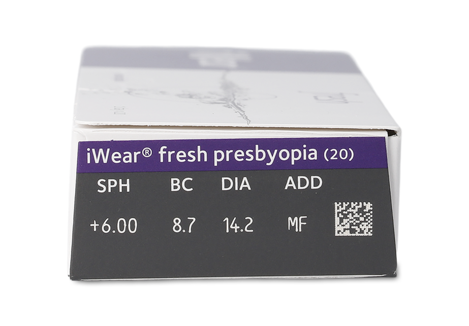 Parameter iWear iWear fresh presbyopia Endagslinser 20 Kontaktlinser pr. pakke