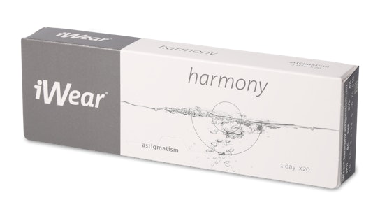 iWear iWear harmony astigmatism Endagslinser 20 Kontaktlinser pr. pakke