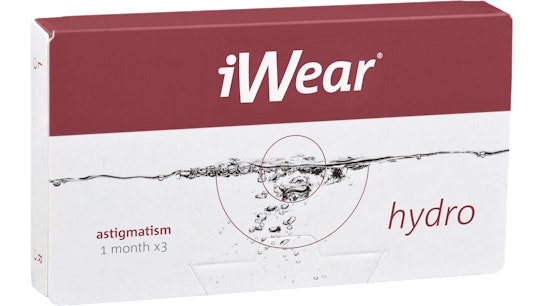 iWear iWear Hydro Astigmatism Månedslinser 3 Kontaktlinser pr. pakke