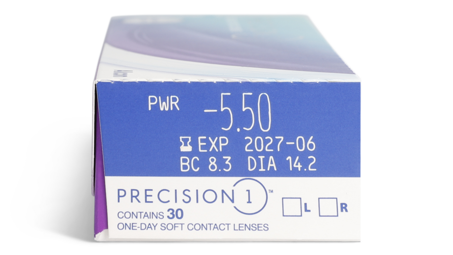 Parameter Precision1 Precision1 Endagslinser 30 Kontaktlinser pr. pakke