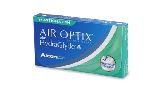 Air Optix plus Hydraglyde for astigmatism 3 unidades 