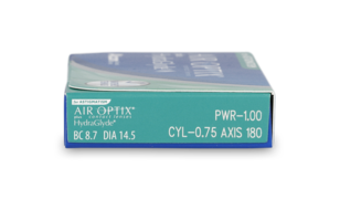 Parameter Air Optix plus Hydraglyde for astigmatism 3 unidades