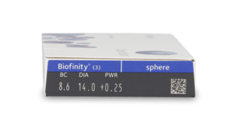 Parameter Biofinity Biofinity 3 unidades Mensuales 3 lentillas por caja