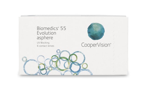 Biomedics Biomedics 55 Evolution 6 unidades Mensuales 6 lentillas por caja