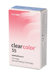 Clearcolor Clear Color 55 Brown 2 unidades Mensuales 2 lentillas por caja