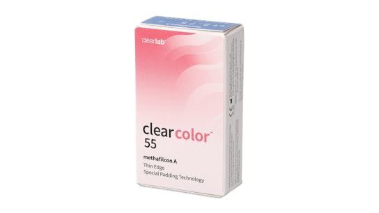 Clearcolor Clear Color 55 Emerald 2 unidades Mensuales 2 lentillas por caja