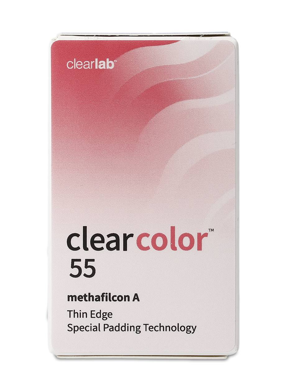 Front Clearcolor Clear Color 55 Dusk Blue 2 unidades Mensuales 2 lentillas por caja