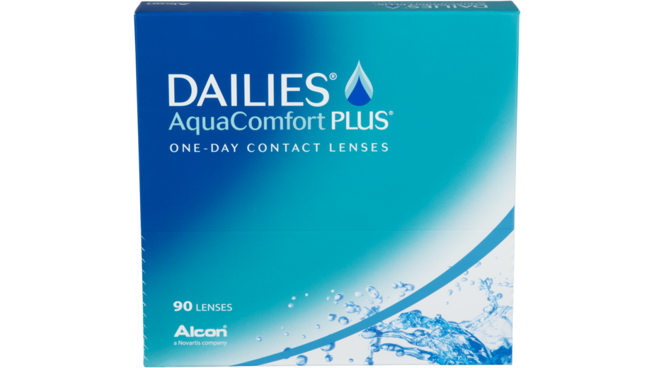 Front Dailies Dailies Aqua Comfort Plus 90 unidades Diarias 90 lentillas por caja