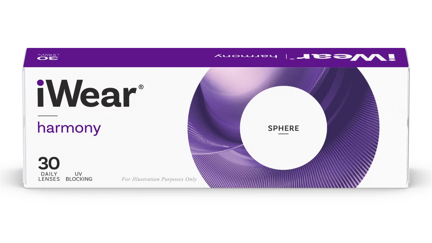 Front, iWear harmony 30 unidades