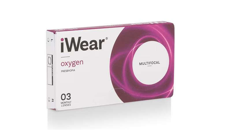 Front, iWear oxygen presbyopia (3 lentes)
