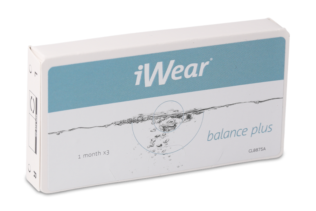 Mensuales iWear balance plus Astigmatism 3 unidades +Vision
