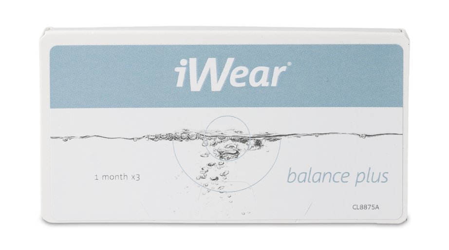 Front iWear iWear balance plus Astigmatism 3 unidades Mensuales 3 lentillas por caja