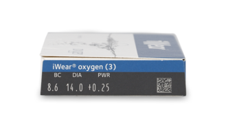 Parameter iWear iWear oxygen 3 unidades Mensuales 3 lentillas por caja