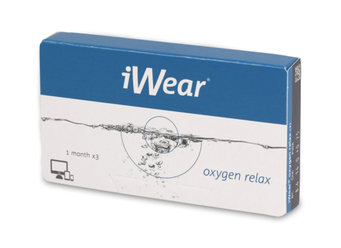 Angle_Left01 iWear iWear oxygen Relax 3 unidades Mensuales 3 lentillas por caja
