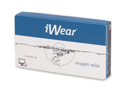 iWear iWear oxygen Relax 3 unidades Mensuales 3 lentillas por caja