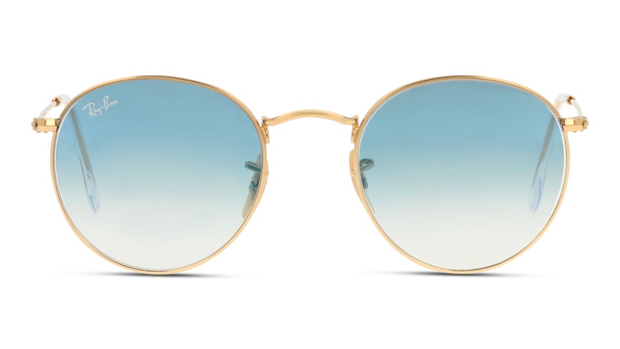 Ray Ban Round Metal 0RB3447N 001/3F Azul/Oro