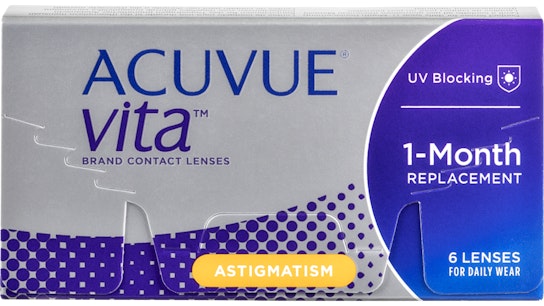 Acuvue Acuvue Vita Toric 6 unidades Monthly 6 lentillas por caja