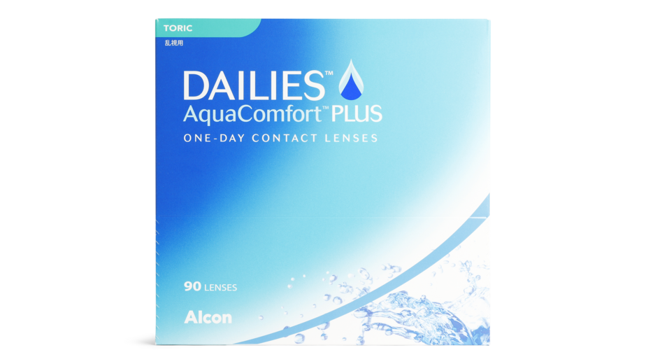 Front Dailies Dailies Aqua Comfort Plus Toric 90 unidades Diarias 90 lentillas por caja