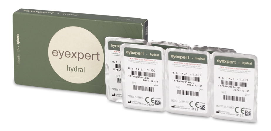 Open_Box Eyexpert Eyexpert Hydral 6 unidades Mensuales 6 lentillas por caja