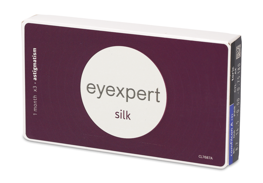 Angle_Left01 Eyexpert Eyexpert Silk Astigmatism 6 unidades Mensuales 6 lentillas por caja