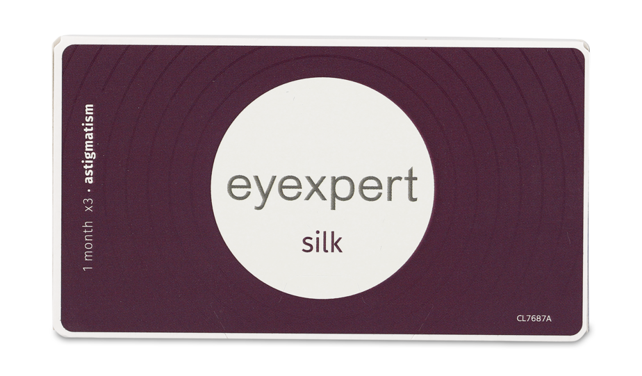 Front Eyexpert Eyexpert Silk Astigmatism 3 unidades Mensuales 3 lentillas por caja