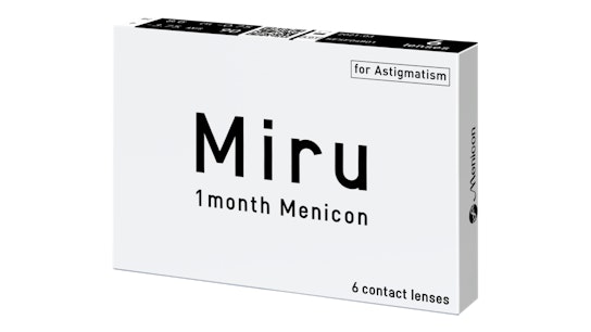 Miru Miru 1 month for Astigmatism 6 unidades Mensuales 6 lentillas por caja