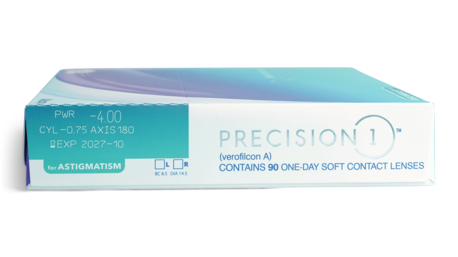Parameter Precision Precision 1 day for Astigmatism 90 unidades Diarias 90 lentillas por caja