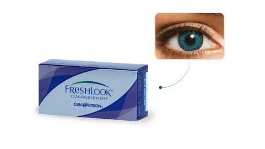FRESHLOOK FreshLook Colorblends 2L Brilliant Blue Mensuelle 2 Lentilles par boîte